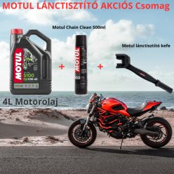 MOTUL 5100 4T 10W-40 4l + Lánctisztító Akciós Csomag