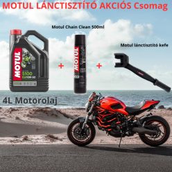 MOTUL 5100 4T 10W-50 4l + LÁNCTISZTÍTÓ AKCIÓS CSOMAG