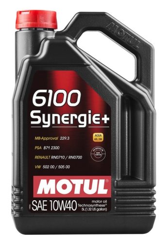 MOTUL 6100 Synergie + 10W-40 4l (új termék 4100 Syn-nergy Spec.)