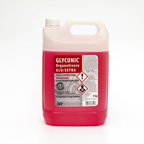 Glycunic Alu Basic G12 Fagyálló Hűtőfolyadék konc. Piros 5Kg
