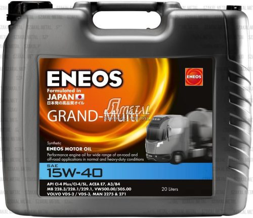 ENEOS GRAND-MULTI 15W-40 20L