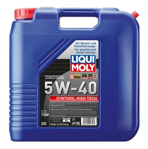 Liqui Moly Synthoil High Tech 5W-40 motorolaj 20l