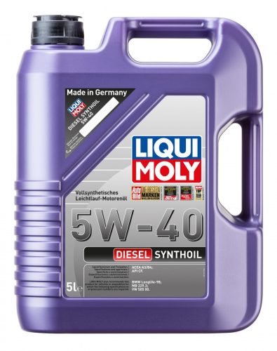 Liqui Moly Diesel Synthoil 5W-40 motorolaj 5l