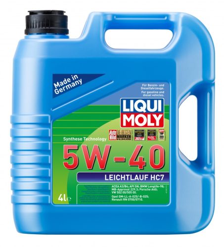 Liqui Moly Leichtlauf HC7 5W-40 motorolaj 4l