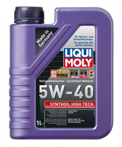 Liqui Moly Synthoil High Tech 5W-40 motorolaj 1l