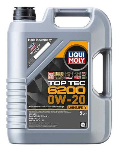 Liqui Moly Top Tec 6200 0W-20 motorolaj 5l