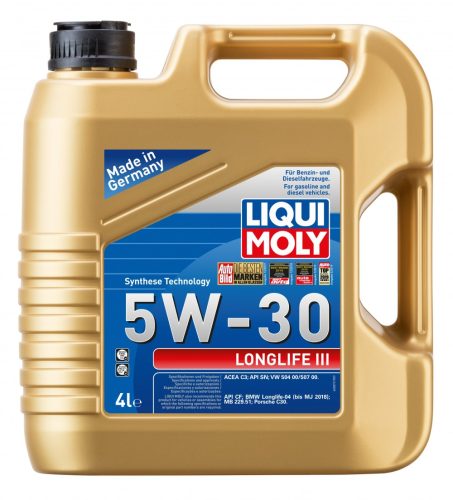 Liqui Moly Longlife III 5W-30 motorolaj    4l