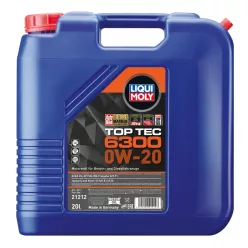 Liqui Moly Top Tec 6300 0W-20 motorolaj 20l