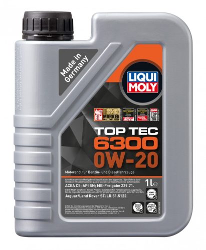Liqui Moly Top Tec 6300 0W-20 motorolaj 1l