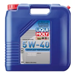 Liqui Moly Leichtlauf Performance 5W-40 motorolaj 20l