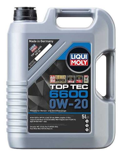 Liqui Moly Top Tec 6600 0W-20 motorolaj 5l