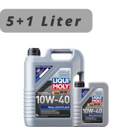   Liqui Moly MoS2 Leichtlauf 10W-40 spec. motorolaj 5L + 1L Akciós csomag