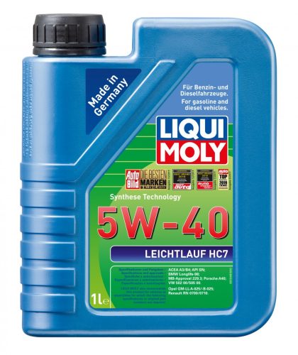 Liqui Moly Leichtlauf HC7 5W-40 motorolaj 1l