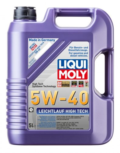Liqui Moly Leichtlauf High Tech 5W-40 motorolaj 5l