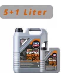   Liqui Moly Top Tec 4200 5W-30 motorolaj 5L + 1L Akciós csomag