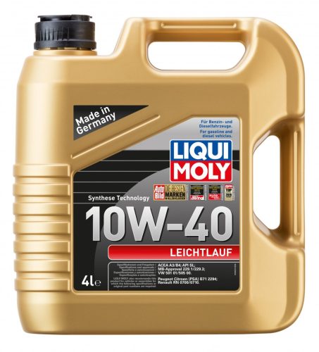 Liqui Moly Leichtlauf 10W-40 motorolaj   4l + 1l