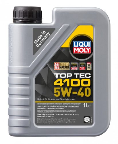 Liqui Moly Top Tec 4100 5W-40 motorolaj 1L