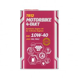 MANNOL 7812 4T MOTOBIKE 10W-40 METAL 1L