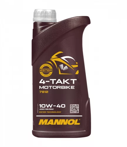 MANNOL 7812 4T MOTOBIKE 10W-40 METAL 1L
