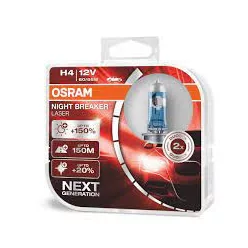 OSRAM 12V 60/55W H4 NIGHT BREAKERL LASER (64193NL-2HB)