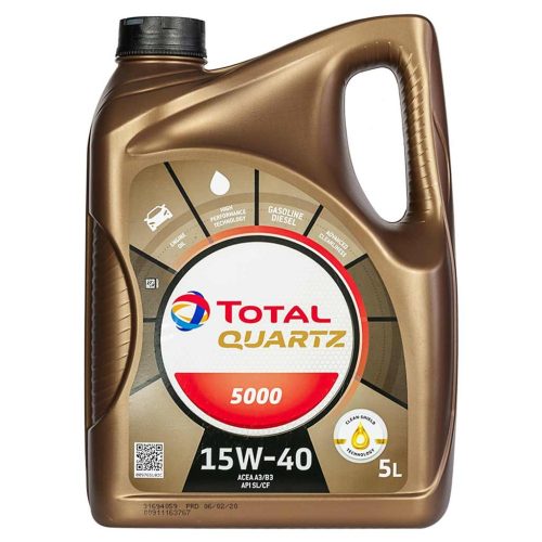 TOTAL QUARTZ 5000 15W40 5 LITER