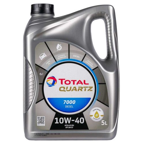 TOTAL QUARTZ 7000 DIESEL 10w40 5 LITER