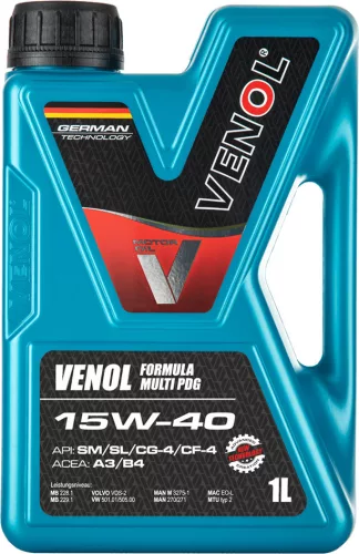 VENOL  FORMULA  MULTI  PDG  SM SL CG 4 CF 4  15W40   1L