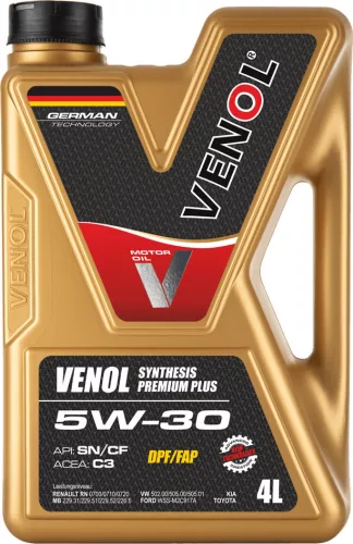 VENOL SYNT.PREMIUM PLUS 5W30 C3 4L
