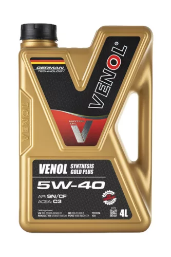 VENOL SYNT. GOLD PLUS 5W40 C3 4L