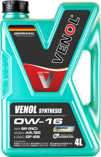 VENOL SYNT. SUPER 0W16 SP GF 6B 1L