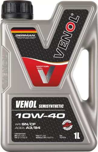 VENOL SEMISYNTHETIC SN CF 10W40 1L