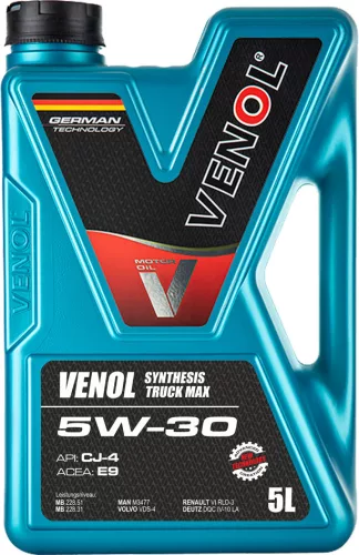 VENOL  SYNTHESIS TRUCK MAX  CJ4 5W30   5L